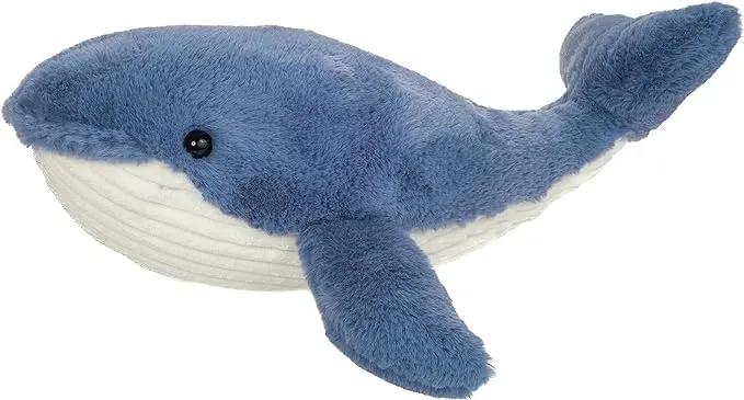 Baleine en Peluche Bleue 44cm