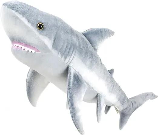 Big Shark Plush Great White Shark 34"