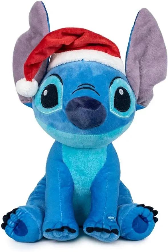 Doudou Stitch Disney Bonnet Noël 26cm