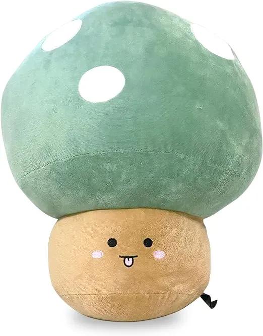 Green Mushroom Plush 15"