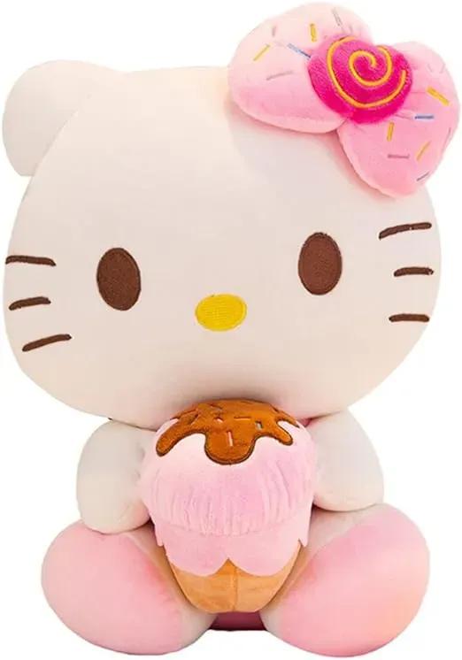 Hello Kitty Plush Toy Cake Pink 11"
