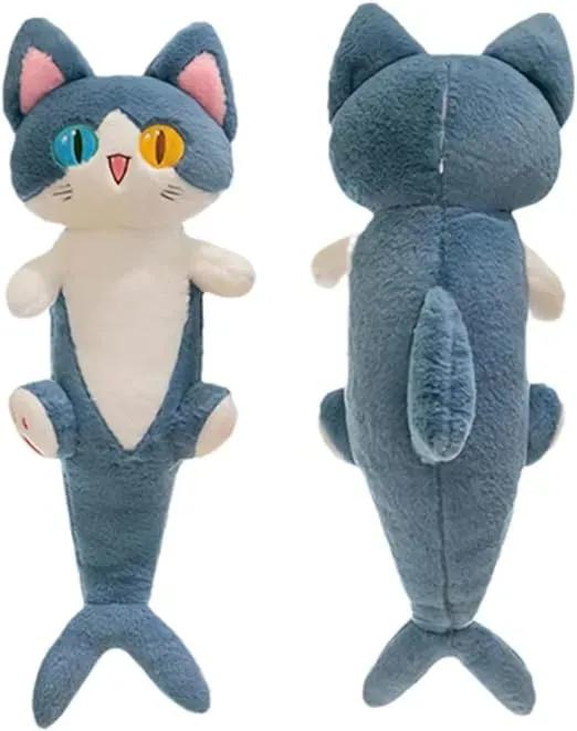 Large Cute Plush Shark Cat Toy 31.4"