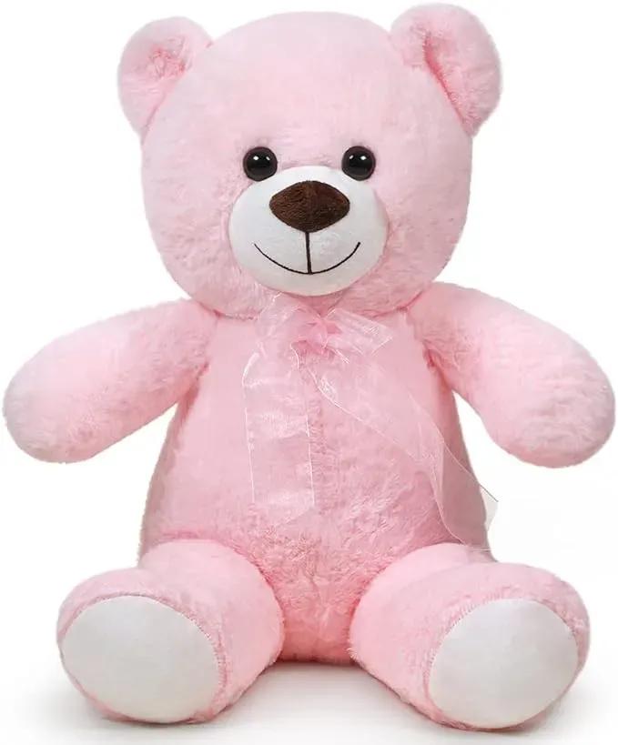 Ours Peluche Rose 40cm