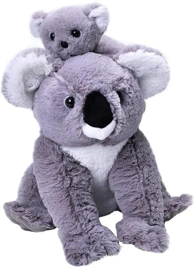 Peluche Koala avec bébé 38cm