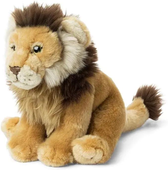 Peluche Lion Réaliste WWF 23cm