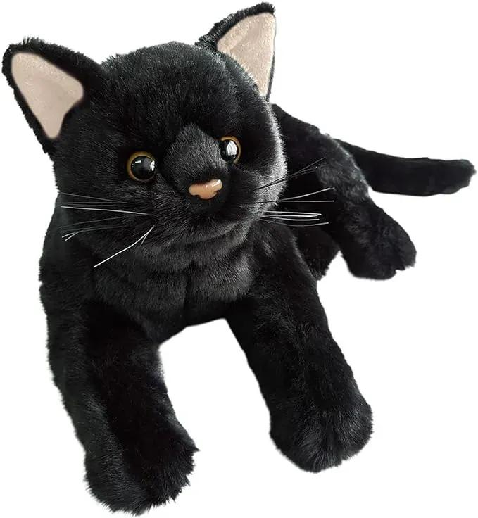 Chat Noir Peluche Mignon 30cm